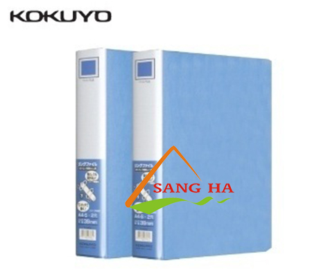 Bìa còng nhẫn kokuyo khổ A4 4P xanh dương